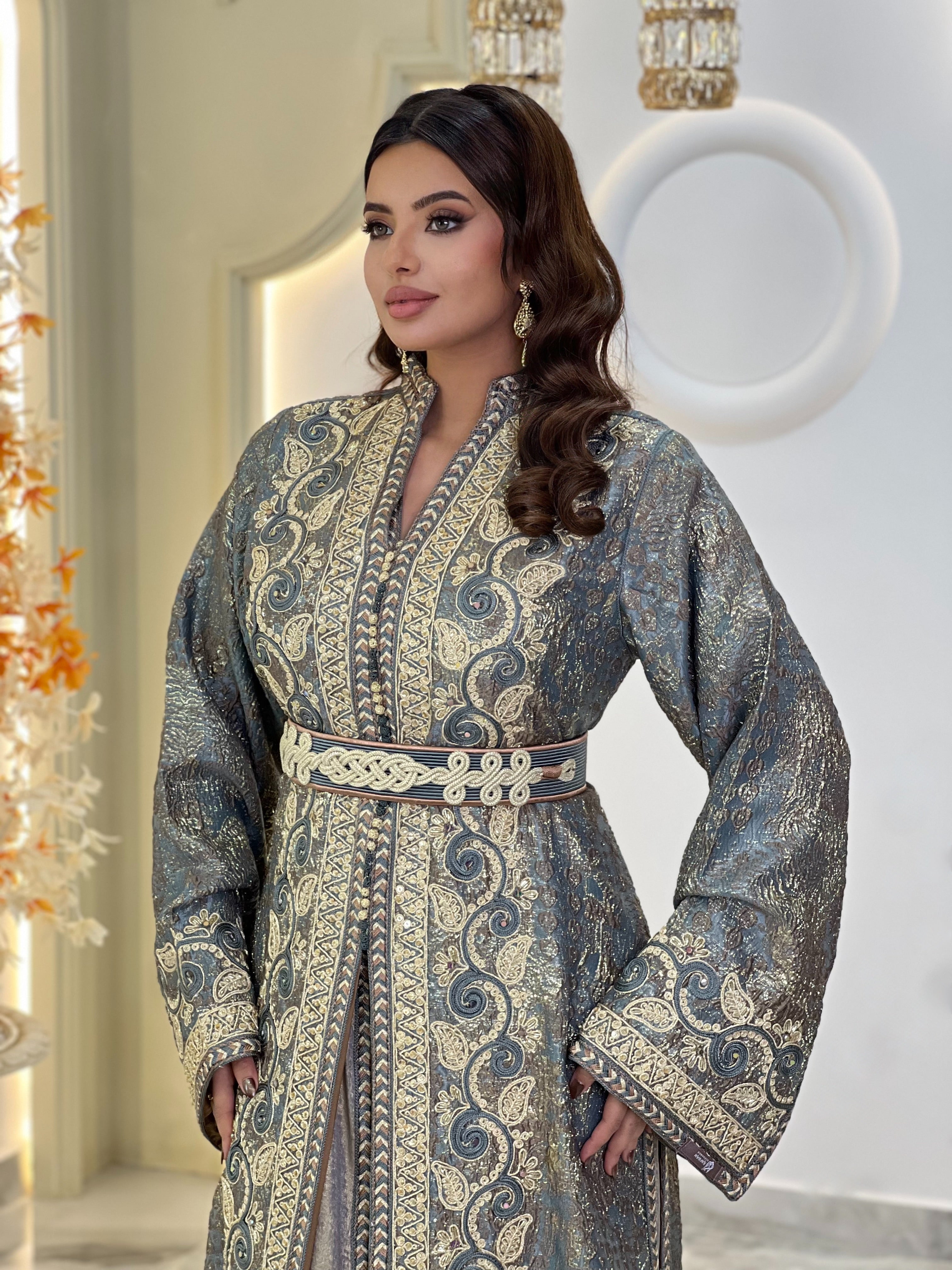 Imperial Brocade Grey