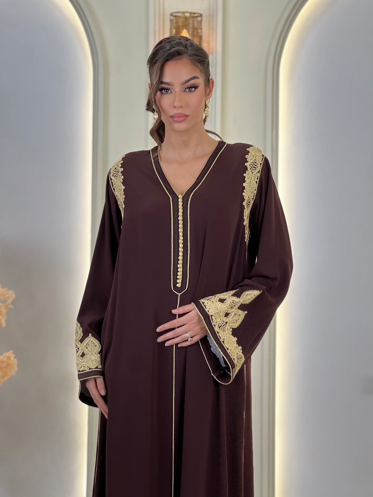 Lilia, caftan marocain – vue 7 | Kaftan Elegance