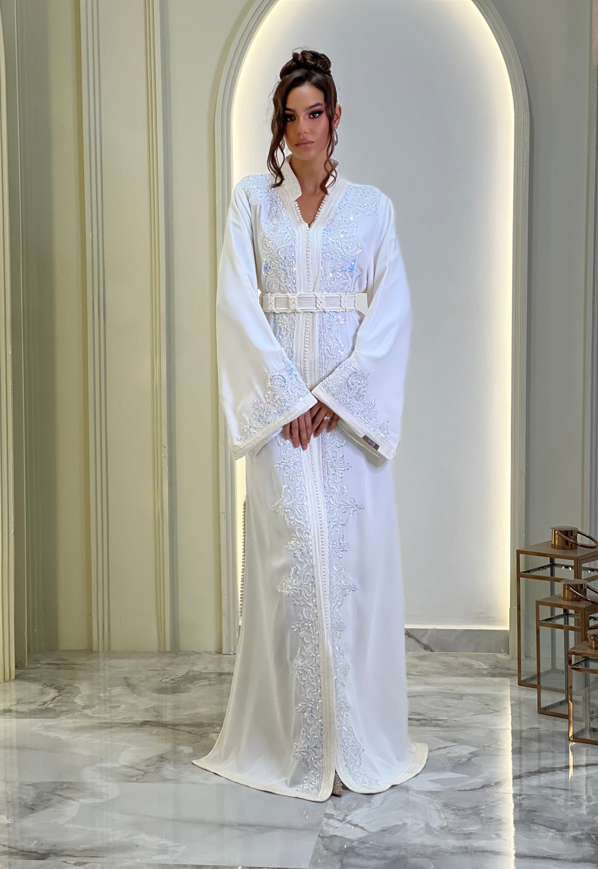 Kaftan Nerea whita