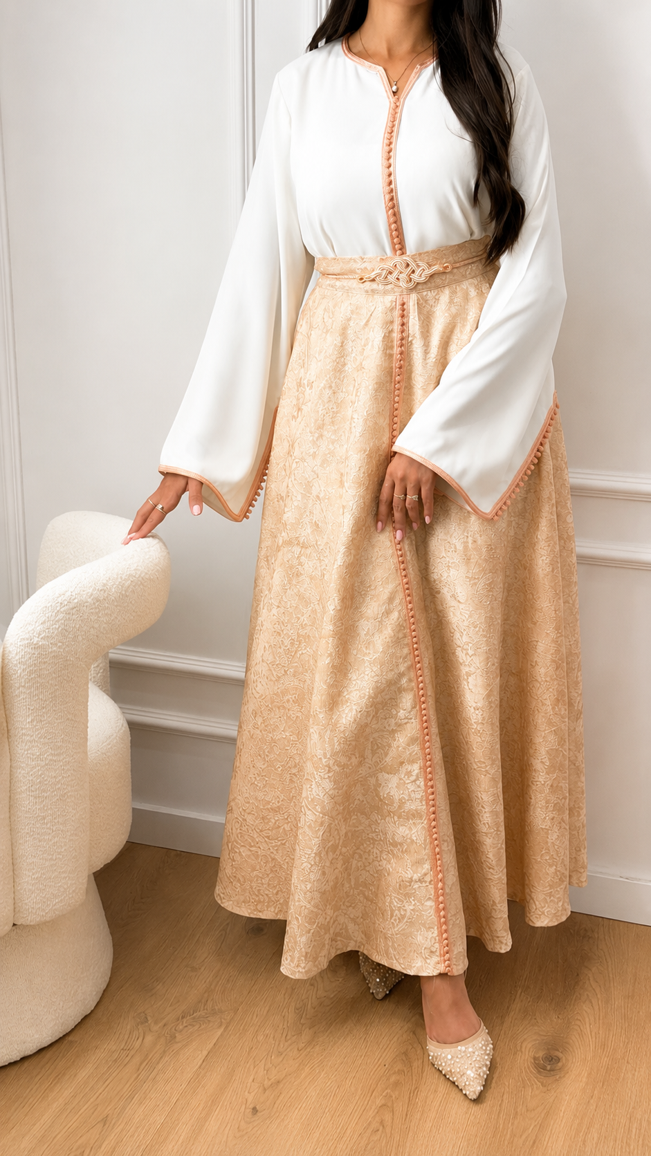 Champagne Grace Caftan