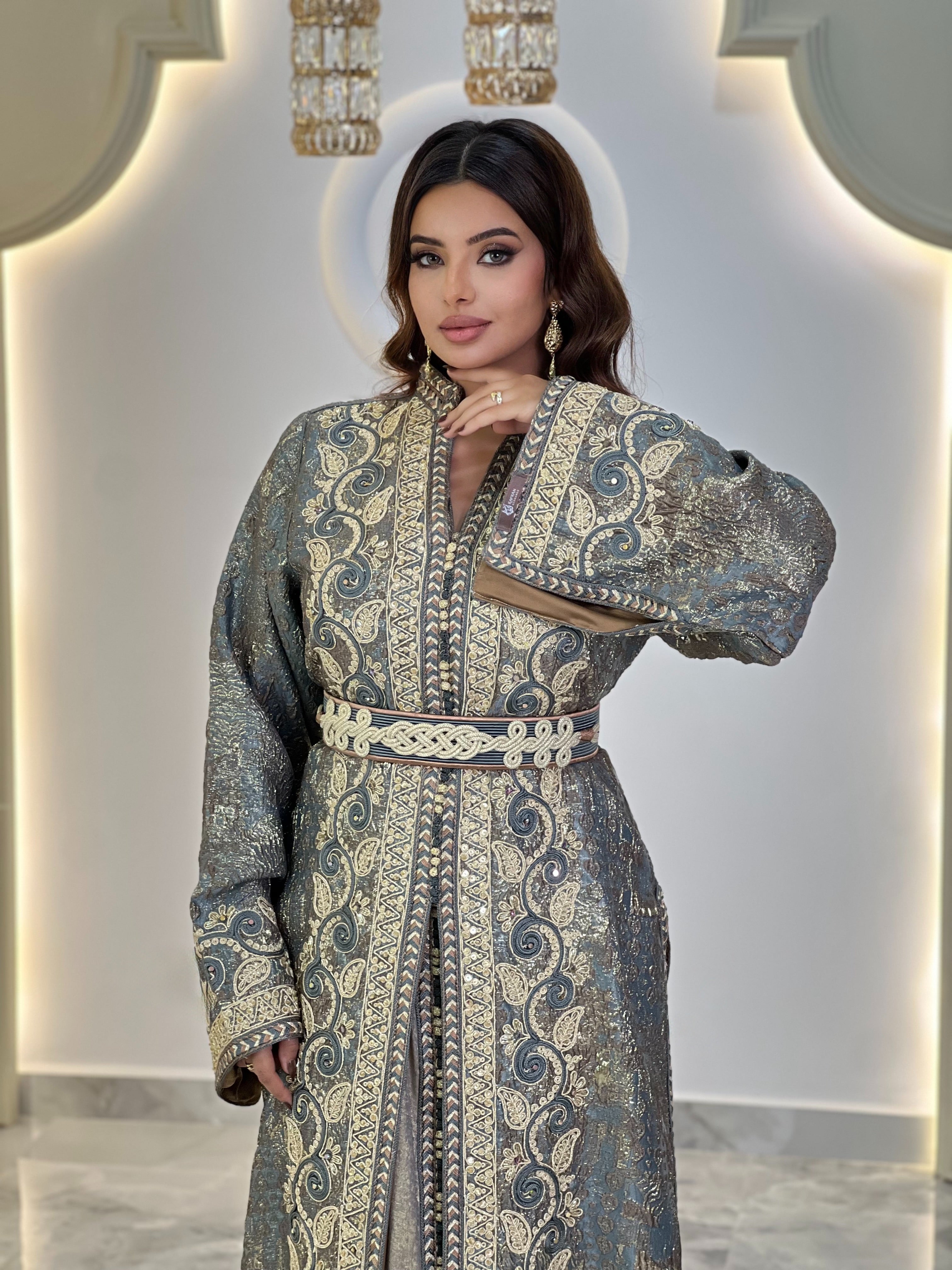 Imperial Brocade Grey