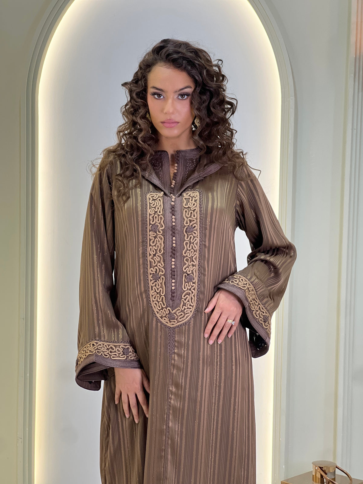 Djellaba Isabela Taupe