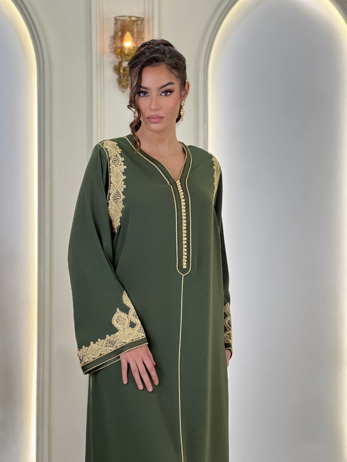 Lilia, caftan marocain – vue 13 | Kaftan Elegance