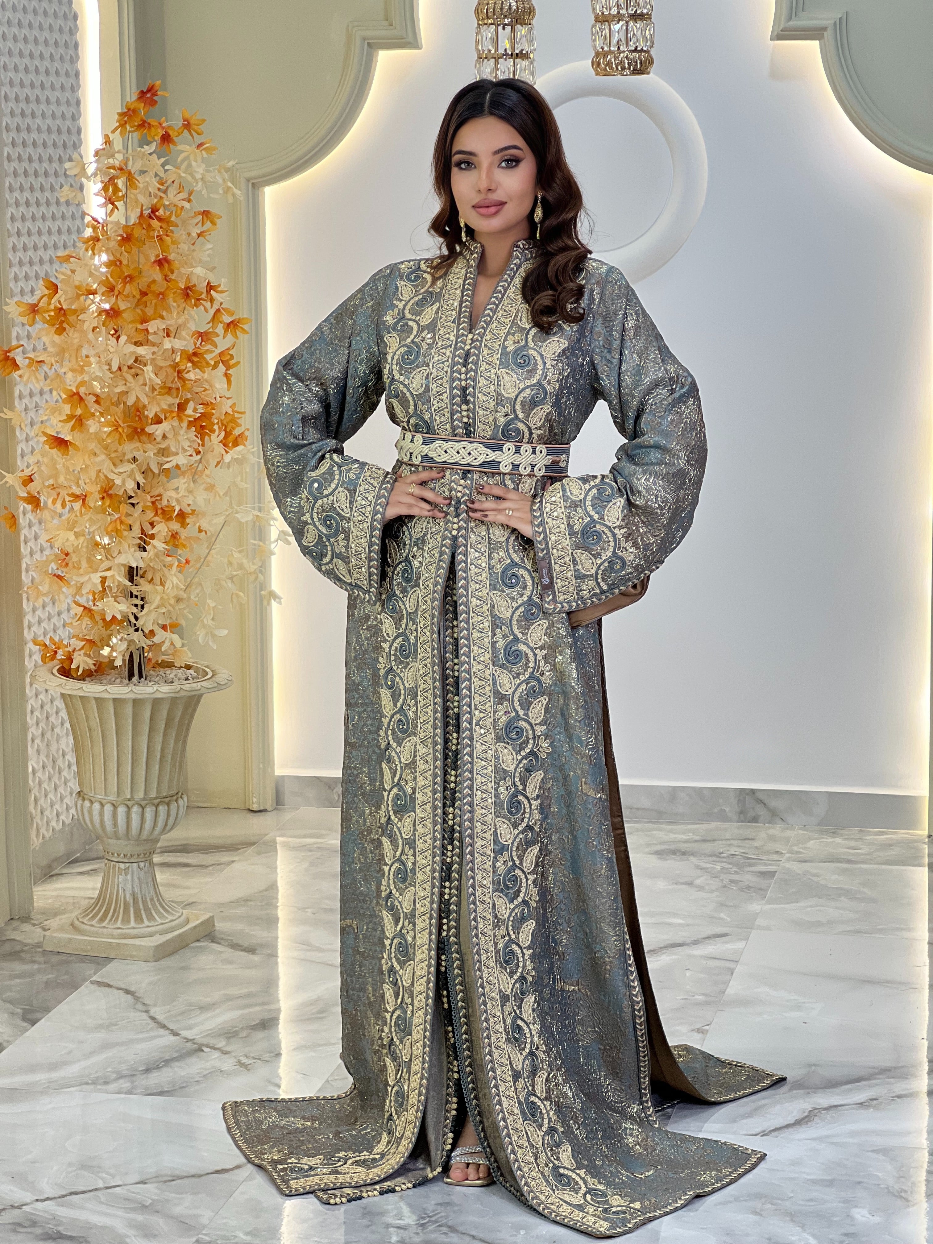 Imperial Brocade Grey