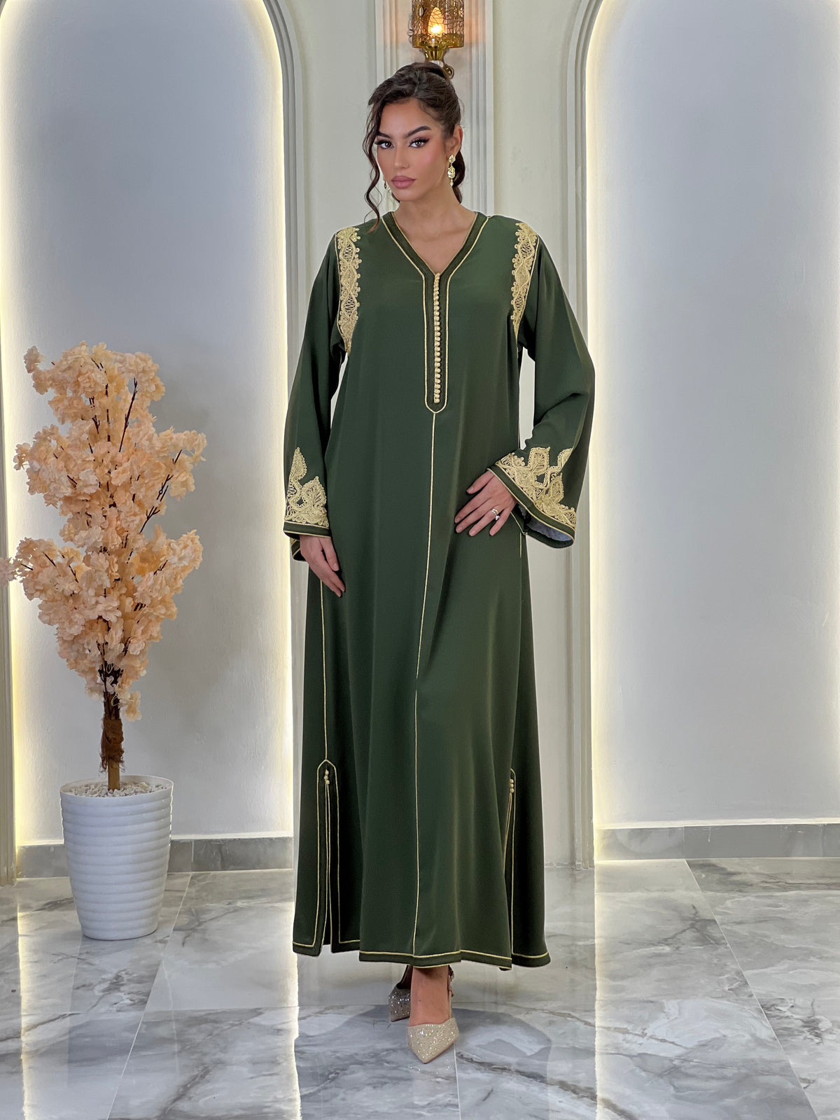 Lilia, caftan marocain – vue 15 | Kaftan Elegance