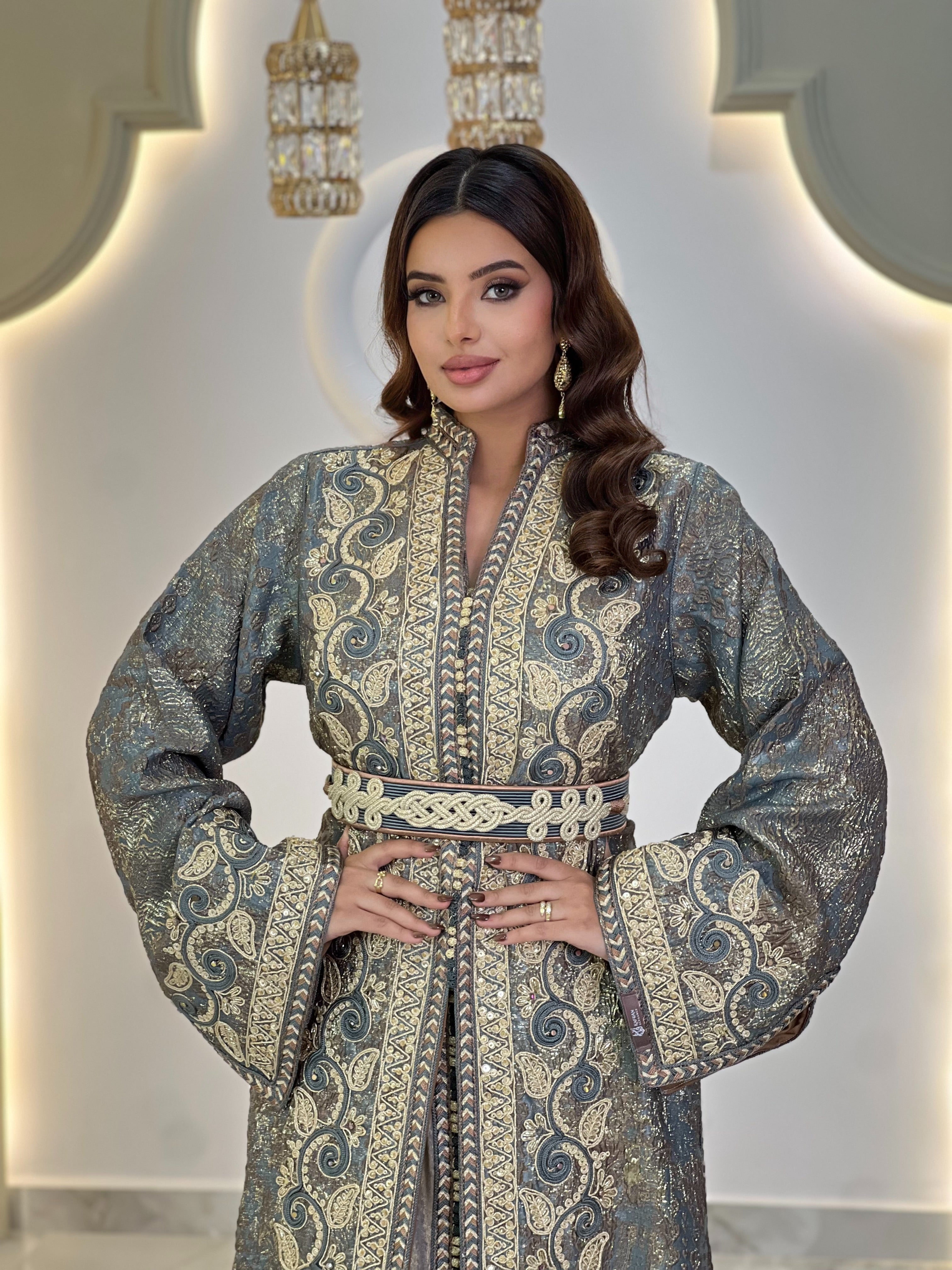 Imperial Brocade Grey