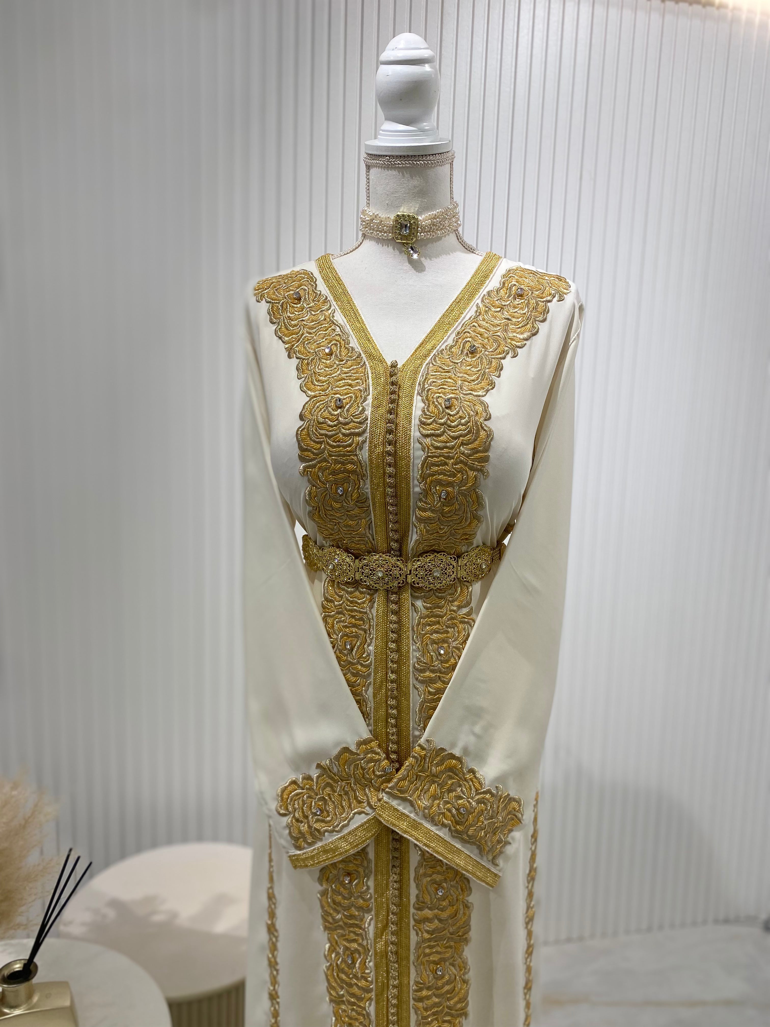 Kaftan Perla Blanco