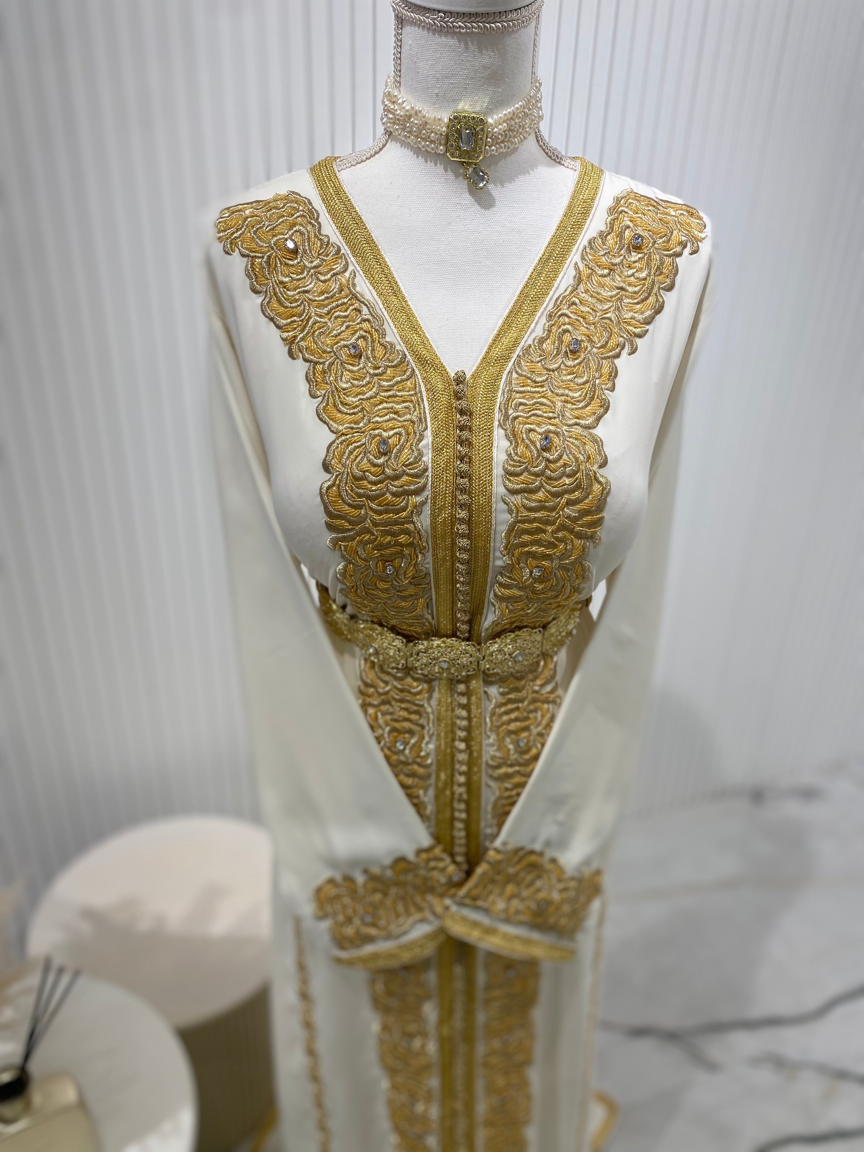 Kaftan Perla Blanco