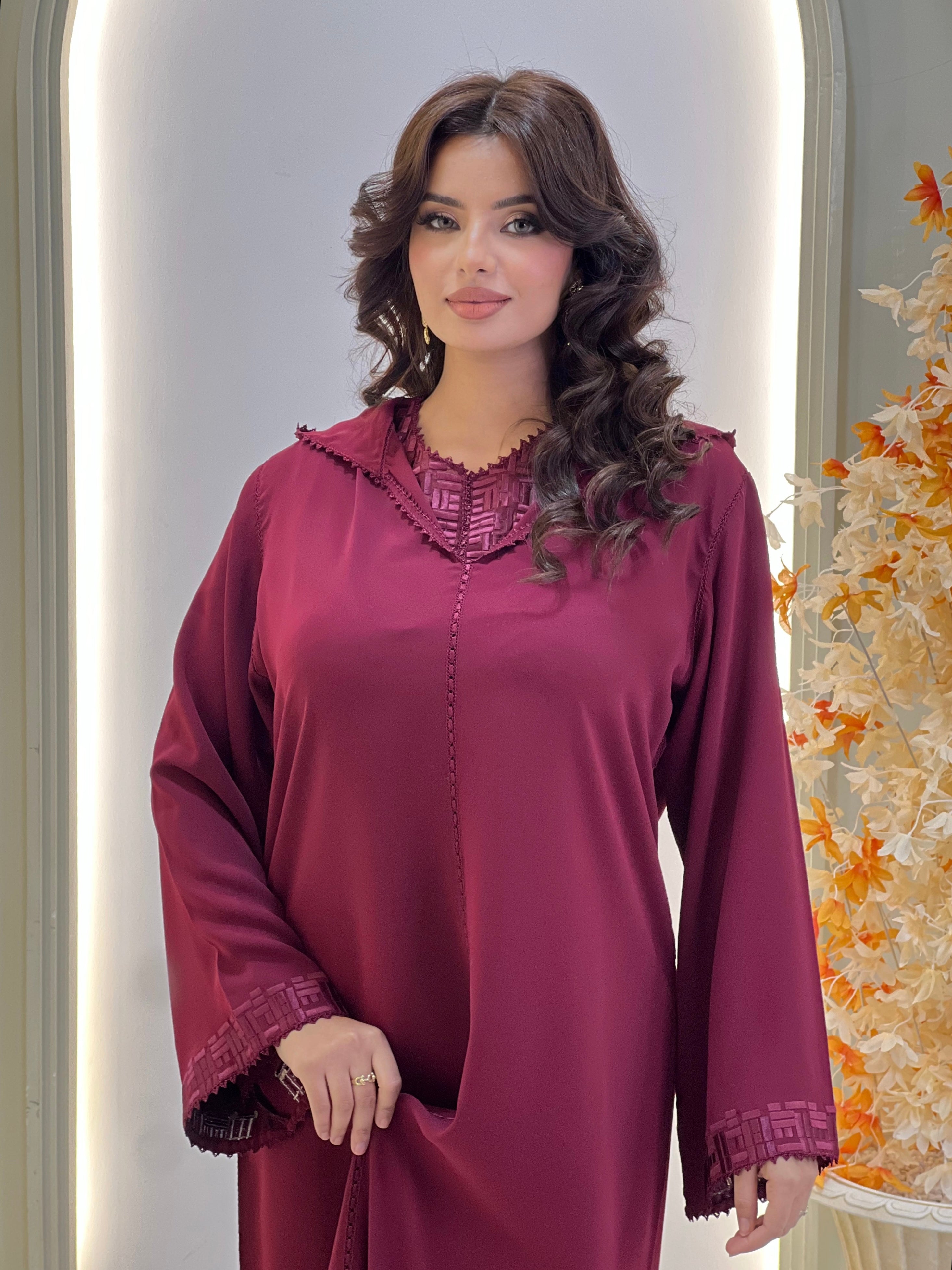 Jellaba Rania Bordeaux