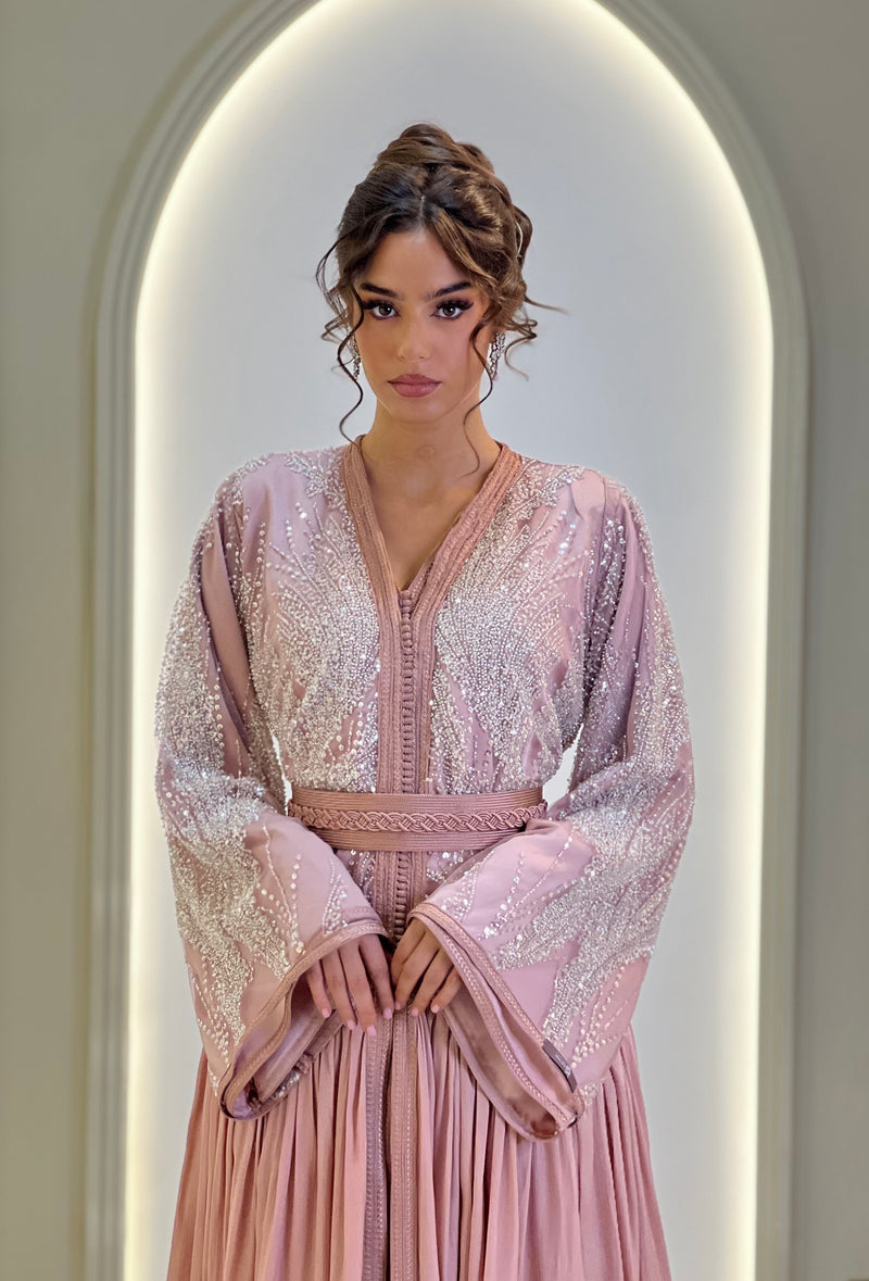 Ana, lebsa marroquí de organza | Kaftan Elegance