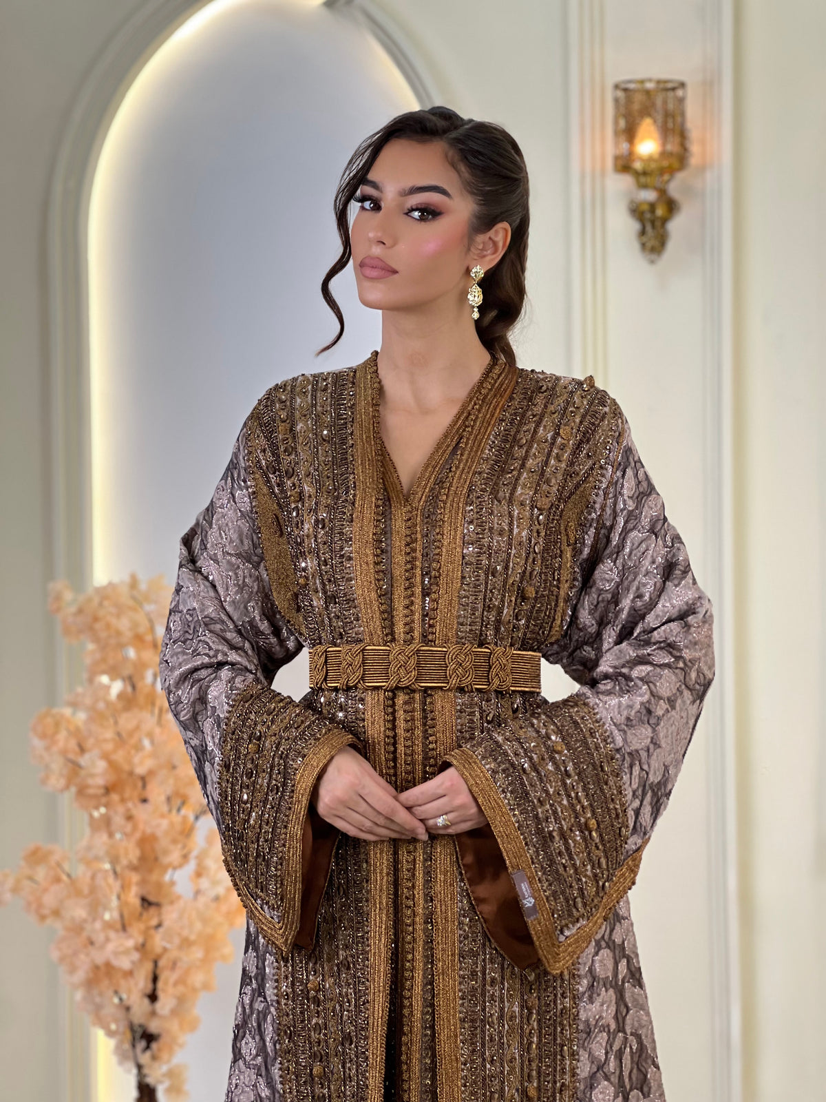 Lebsa Yelina, lebsa marroquí de brocado | Kaftan Elegance