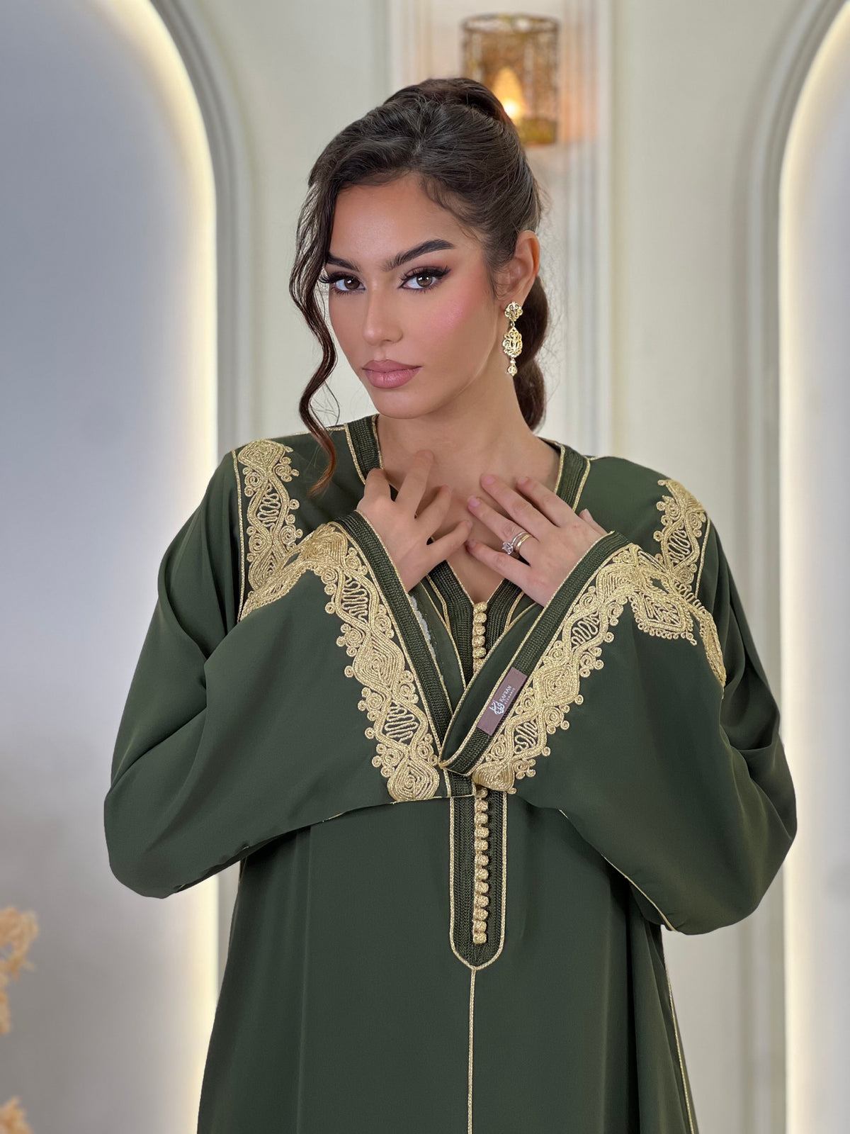 Lilia, caftan marocain – vue 18 | Kaftan Elegance