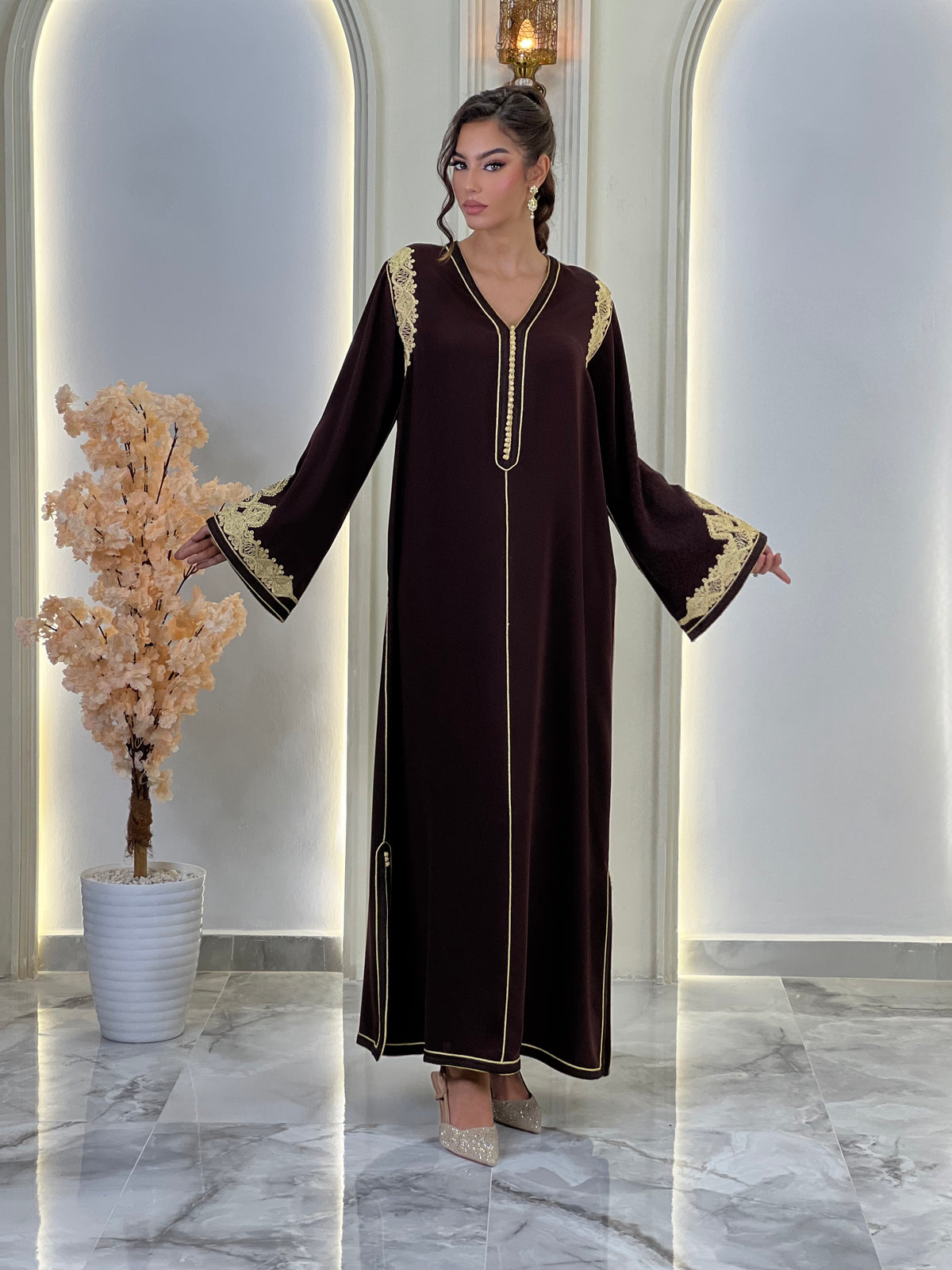Lilia, caftan marocain – vue 9 | Kaftan Elegance