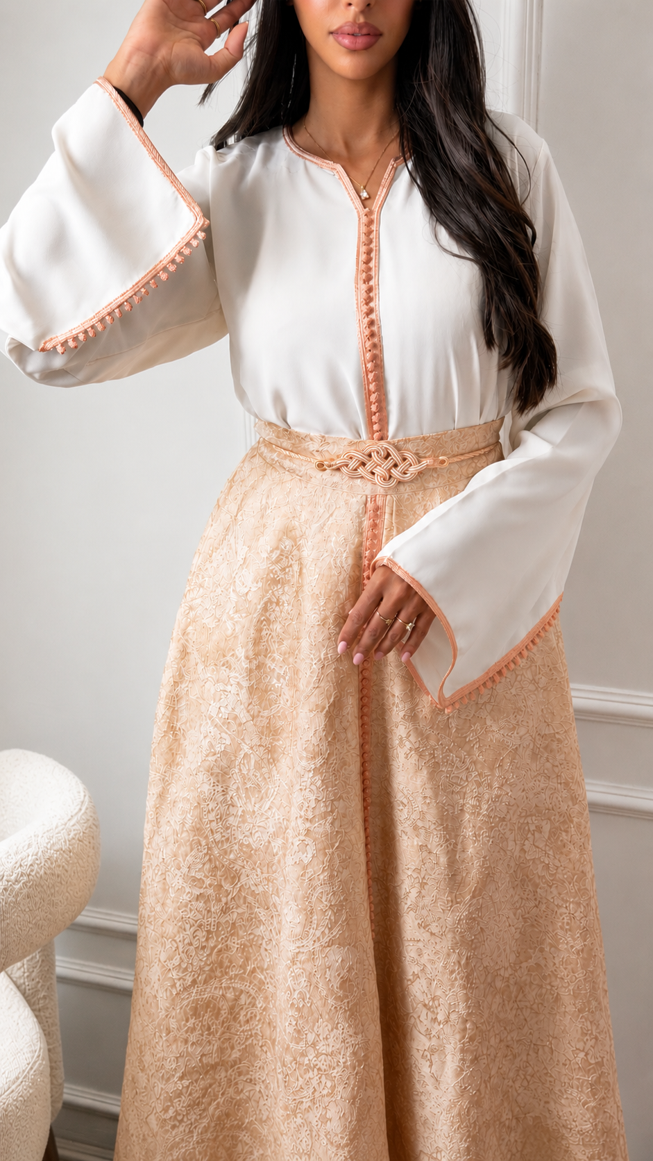 Champagne Grace Caftan