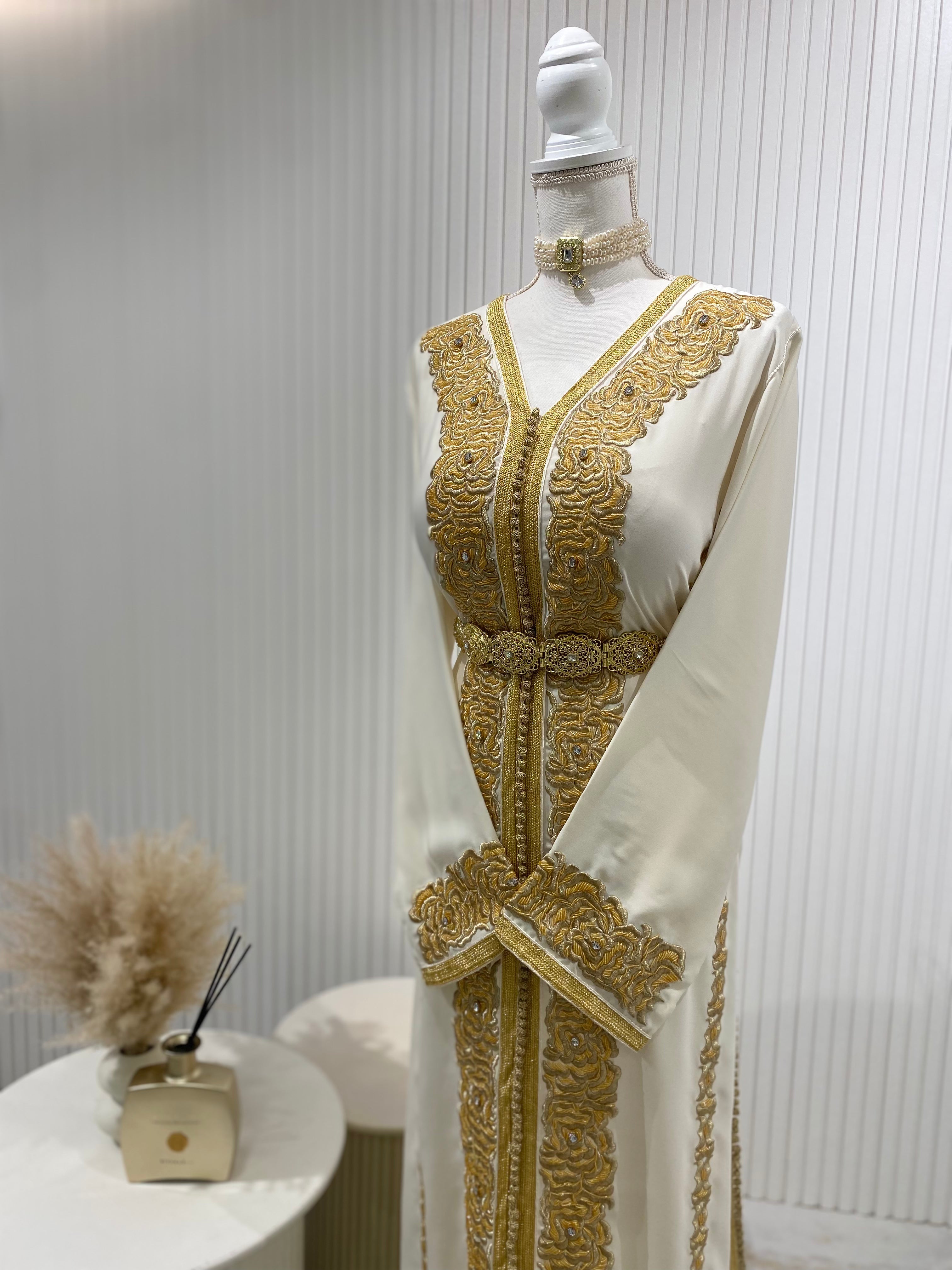 Kaftan Perla Blanco